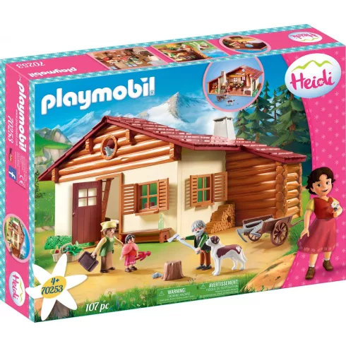 Playmobil 70253 Heidi és Nagyapó az alpesi kunyhóban