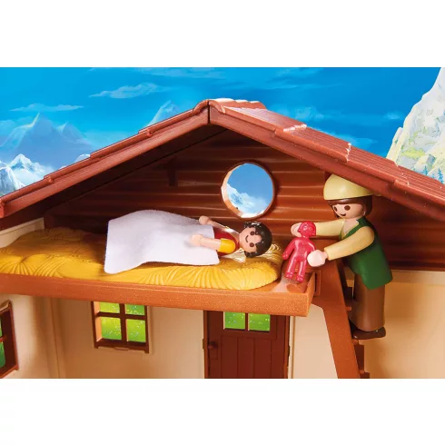 Playmobil 70253 Heidi és Nagyapó az alpesi kunyhóban