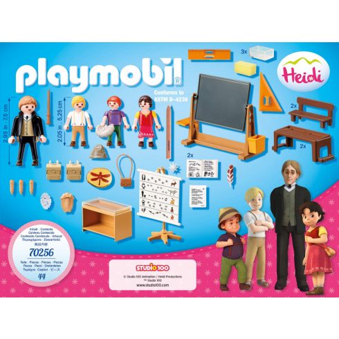Playmobil 70256 Heidi - Tanóra Dörfliben