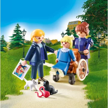   Playmobil 70258 Heidi - Clara apukájával és Rottenmeier kisasszonnyal