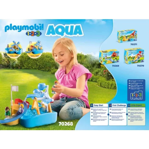 Playmobil 70268 1.2.3 Vízi körhinta (csomagolássérült)