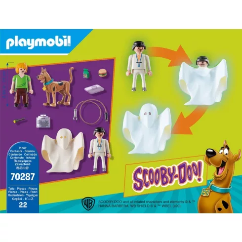 Playmobil 70287 SCOOBY-DOO! - Scooby és Bozont szellemmel