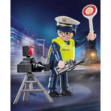 Playmobil 70305 Rendőr sebességmérővel