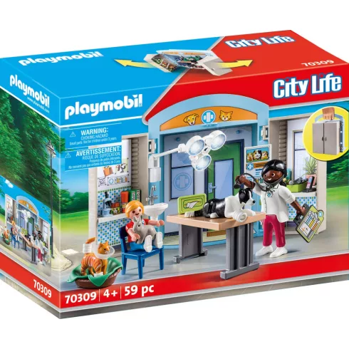 Playmobil 70309 Állatorvos játékdoboz