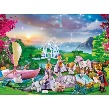   Playmobil 70323 Karácsony - Adventi kalendárium, naptár - Királyi piknik a parkban