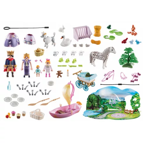 Playmobil 70323 Karácsony - Adventi kalendárium, naptár - Királyi piknik a parkban