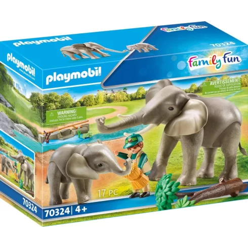 Playmobil 70324 Elefántok a kifutón