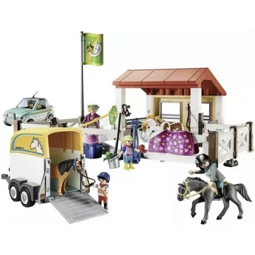Playmobil 70325 Lovarda lószállítóval
