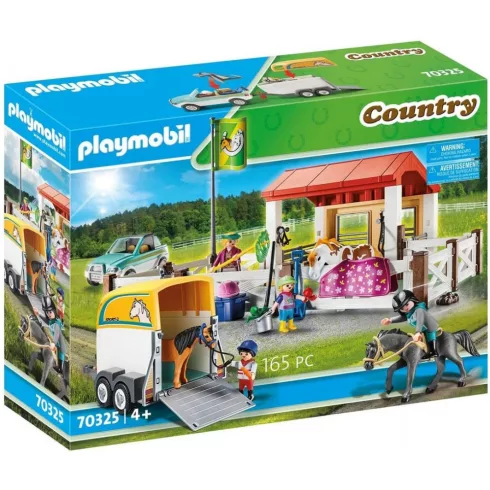 Playmobil 70325 Lovarda lószállítóval