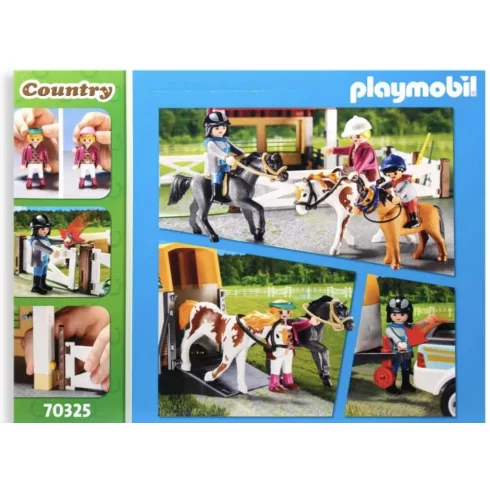 Playmobil 70325 Lovarda lószállítóval