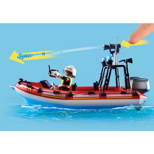 Playmobil 70335 Tűzoltóság helikopterrel és hajóval