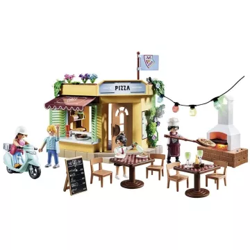 Playmobil 70336 Pizzéria kerthelyiséggel