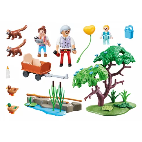Playmobil 70344 Kacsák és vörös pandák a kifutón