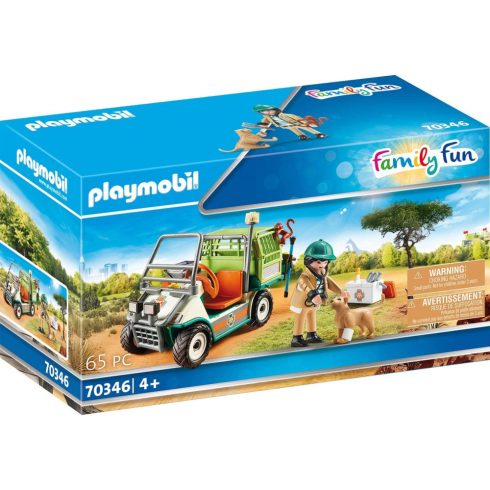 Playmobil 70346 Állatkerti állatorvos járművel