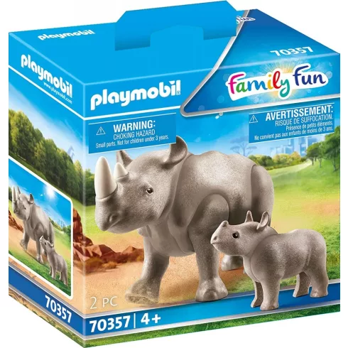 Playmobil 70357 Orrszarvú kicsinyével
