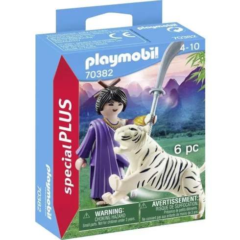 Playmobil 70382 Ázsiai harcos tigrissel
