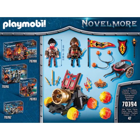 Playmobil 70394 Novelmore - Burnham láva katapultja