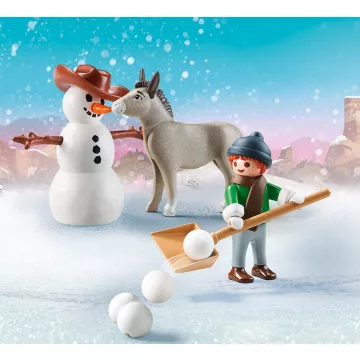   Playmobil 70398 Spirit - Hóemberépítés Nyiszivel és Konok úrral