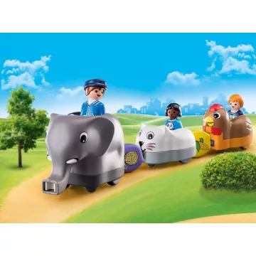 Playmobil 70405 1.2.3 Állatos vonat