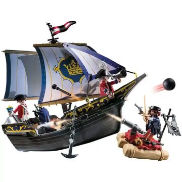 Playmobil 70412 Vöröskabátos katonák hajója