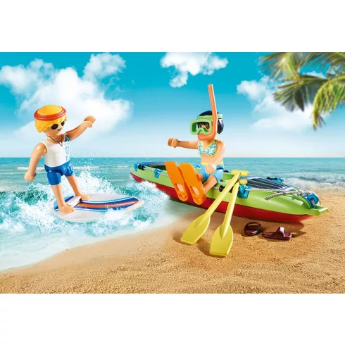 Playmobil 70436 Strandautó utánfutóval és kenuval