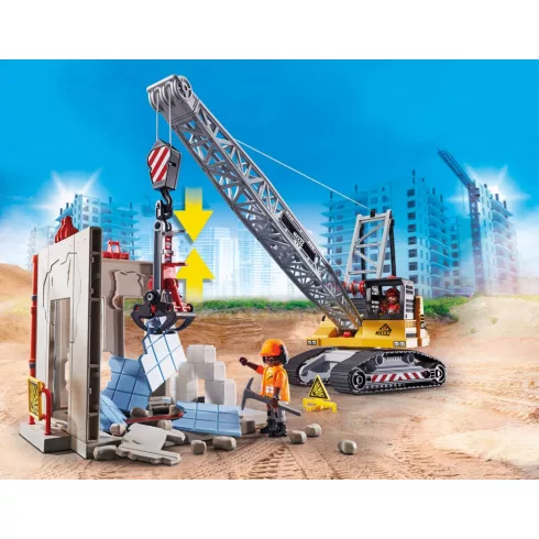 Playmobil 70442 Lánctalpas köteles kotrógép