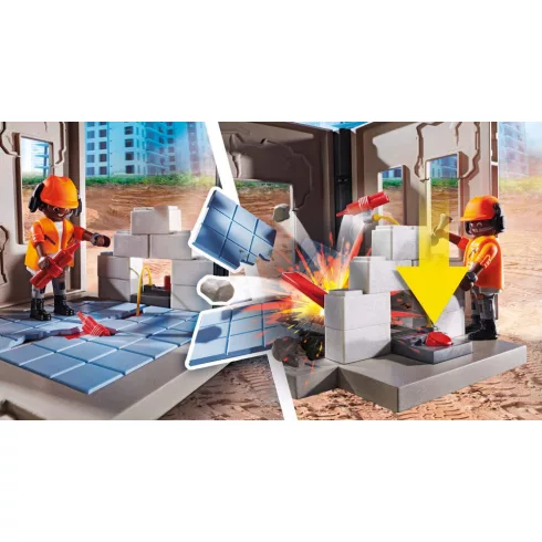 Playmobil 70442 Lánctalpas köteles kotrógép
