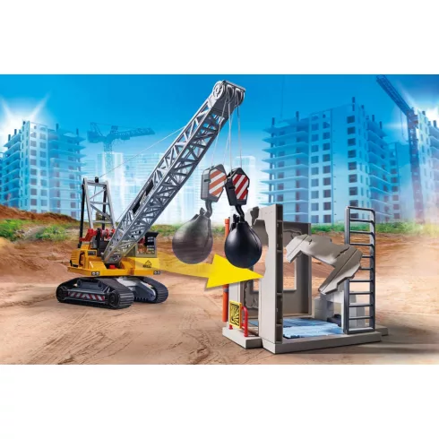 Playmobil 70442 Lánctalpas köteles kotrógép