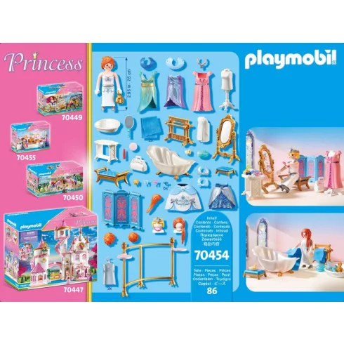 Playmobil 70454 Királyi öltözőszoba fürdőkáddal