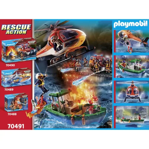 Playmobil 70491 Vízimentő helikopter