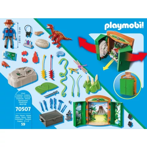 Playmobil 70507 Dinokutató játékdoboz