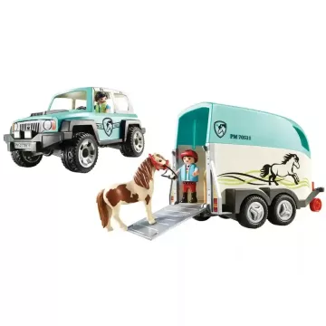   Playmobil 70511 Terepjáró pónilószállítóval (csomagolássérült)