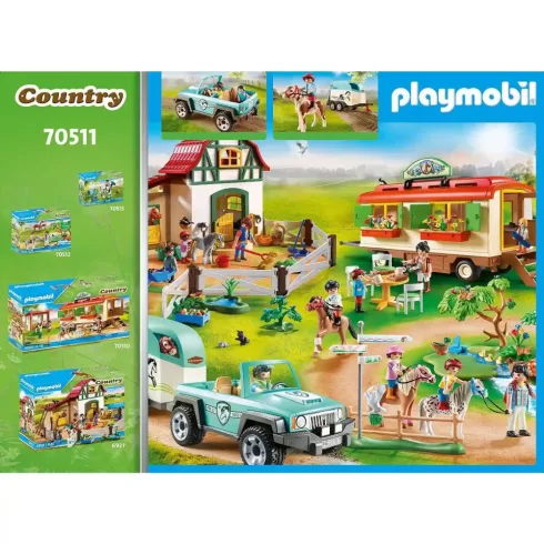 Playmobil 70511 Terepjáró pónilószállítóval (csomagolássérült)