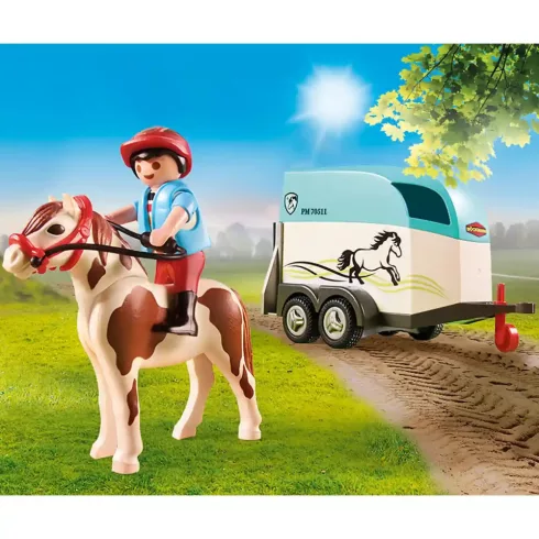 Playmobil 70511 Terepjáró pónilószállítóval (csomagolássérült)