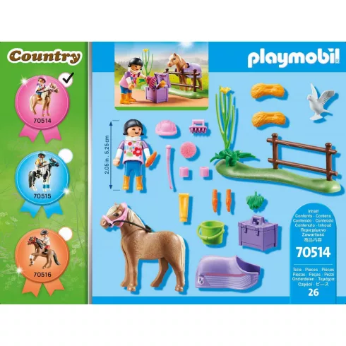 Playmobil 70514 Izlandi póni kiegészítőkkel