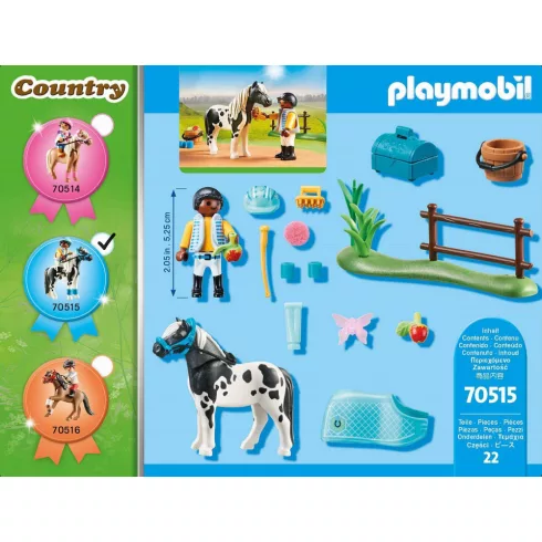 Playmobil 70515 Lewitzi póni kiegészítőkkel