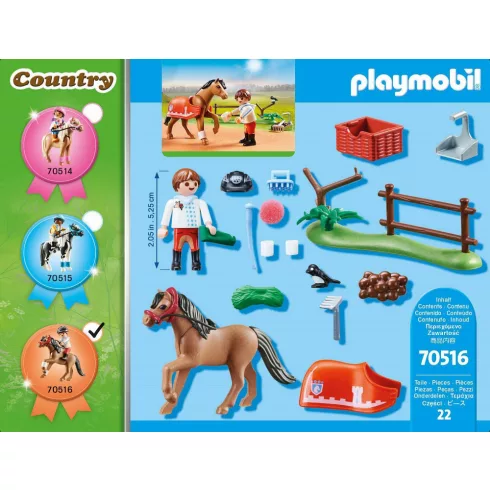 Playmobil 70516 Connemara póni kiegészítőkkel