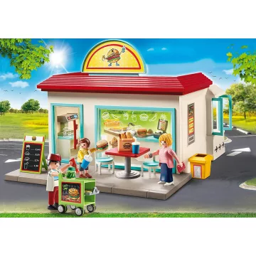 Playmobil 70540 Hamburgerező terasszal