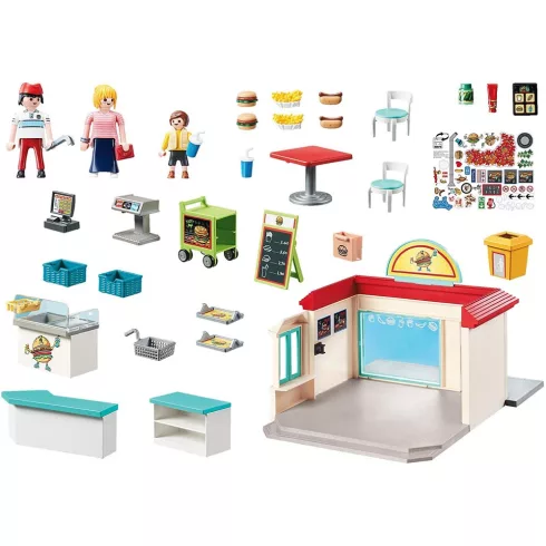 Playmobil 70540 Hamburgerező terasszal