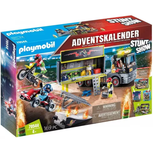Playmobil 70544 Karácsony - Nagy adventi kalendárium, naptár - Stuntshow szervízkamion
