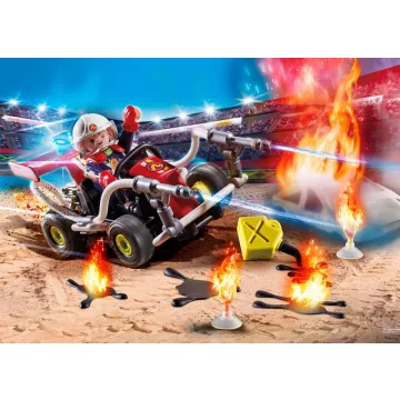 Playmobil 70554 Stuntshow - Tűzoltó gokart
