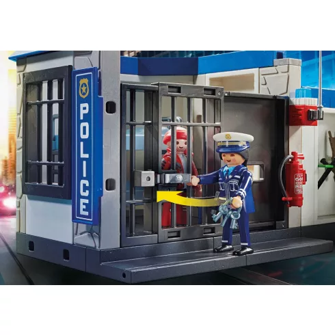 Playmobil 70568 Rendőrség börtönnel és motoros rendőrrel