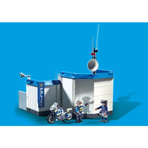 Playmobil 70568 Rendőrség börtönnel és motoros rendőrrel