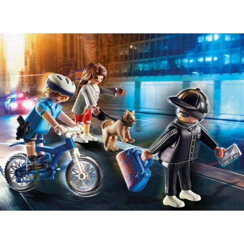 Playmobil 70573 Biciklis rendőr bevetésen