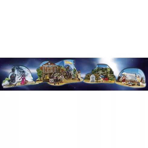 Playmobil 70576 Karácsony - Back to the Future III adventi kalendárium, naptár - Vissza a jövőbe