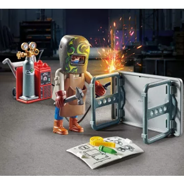 Playmobil 70597 Hegesztőmunkás felszereléssel
