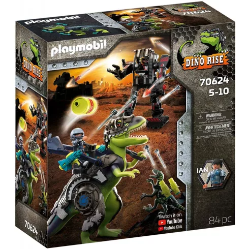 Playmobil 70624 Dínó csata: T-Rex és harci robot
