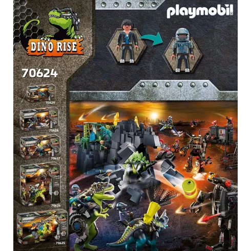 Playmobil 70624 Dínó csata: T-Rex és harci robot