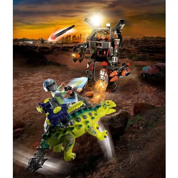 Playmobil 70626 Dínó csata: Euoplocephalus és harci robot