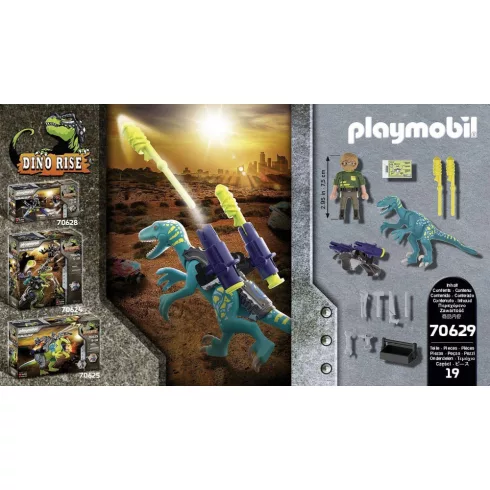 Playmobil 70629 Dínó csata: Harci Deinonychus 